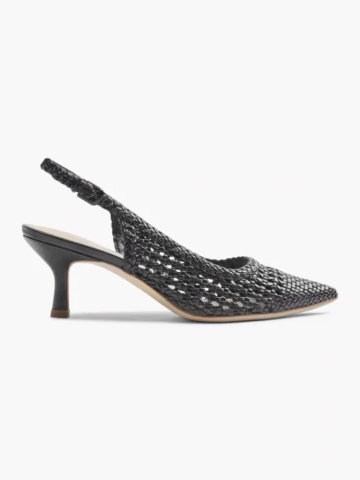 Zwarte Slingback Pump