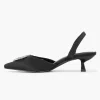 Zwarte Slingback Steentjes