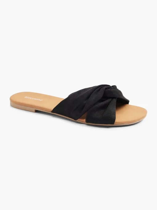 Zwarte Slipper Knoop