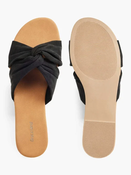 Zwarte Slipper Knoop