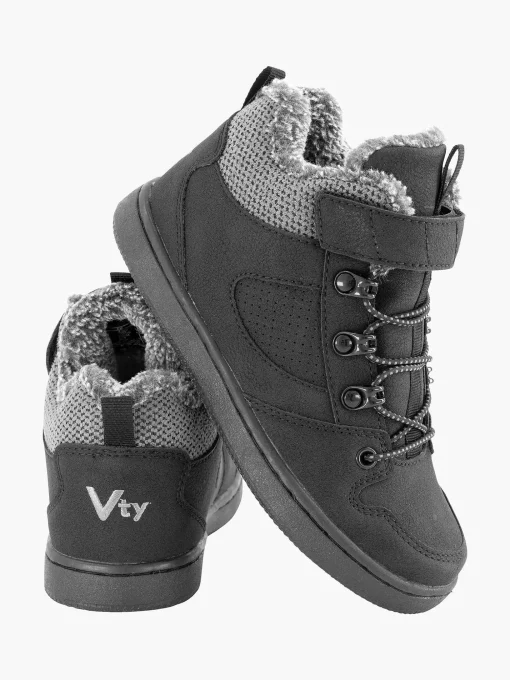Zwarte Sneaker Gevoerd