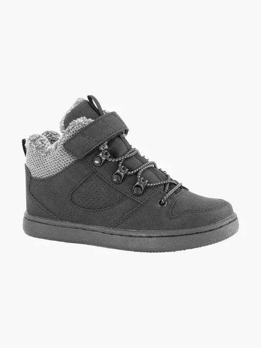 Zwarte Sneaker Gevoerd
