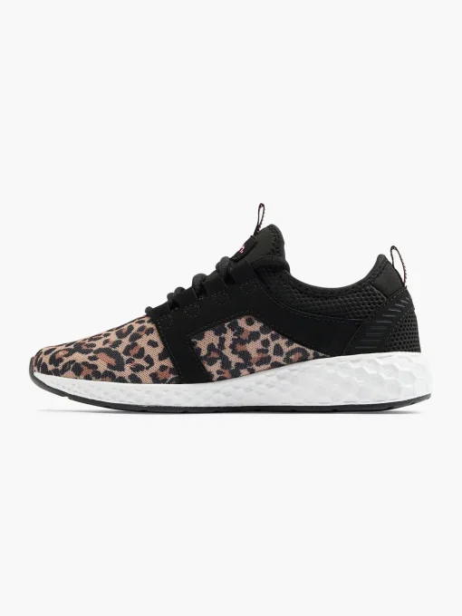 Zwarte Sneaker Panterprint