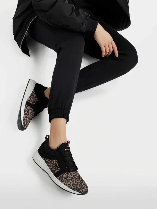 Zwarte Sneaker Panterprint
