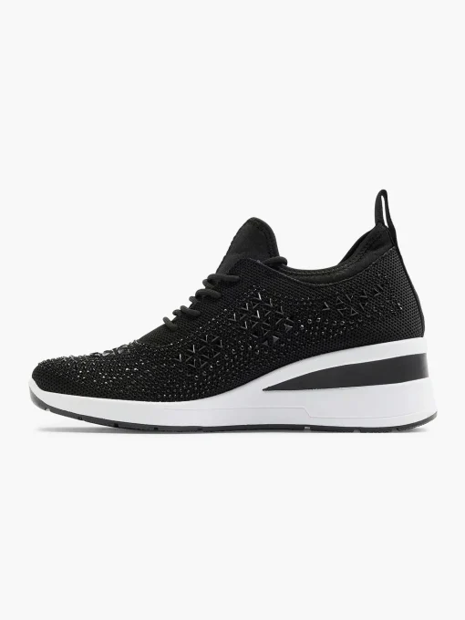 Zwarte Sneaker Steentjes