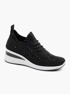 Zwarte Sneaker Steentjes