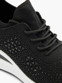 Zwarte Sneaker Steentjes