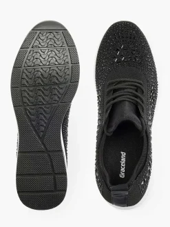 Zwarte Sneaker Steentjes