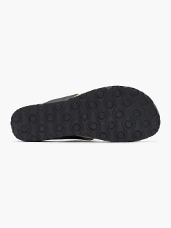 Zwarte Teenslipper