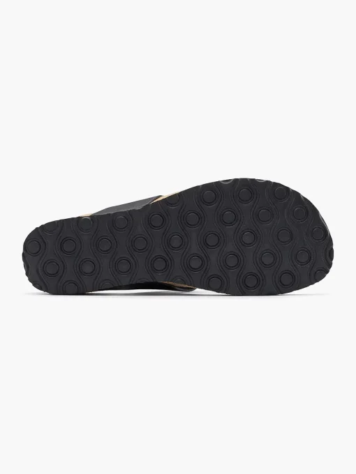 Zwarte Teenslipper