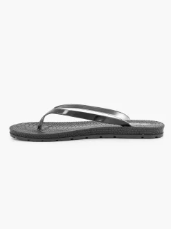 Zwarte Teenslipper