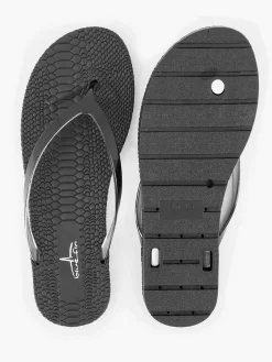 Zwarte Teenslipper