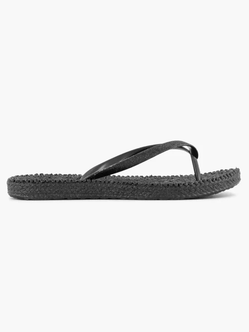 Zwarte Teenslipper