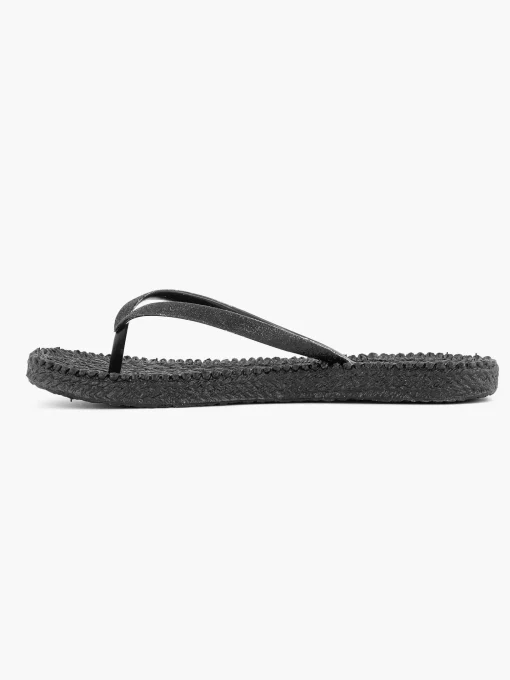 Zwarte Teenslipper