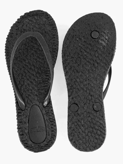 Zwarte Teenslipper