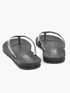 Zwarte Teenslipper