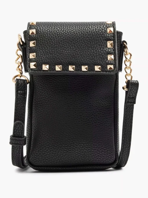 Zwarte Telefoontas Studs