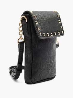 Zwarte Telefoontas Studs