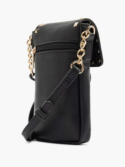 Zwarte Telefoontas Studs