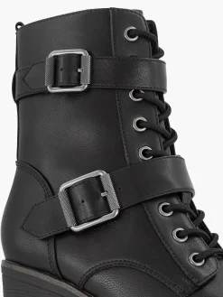Zwarte Veterboot Hak