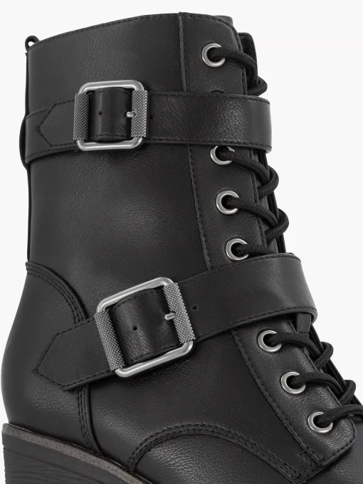 Zwarte Veterboot Hak