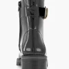Zwarte Veterboot Lak