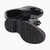 Zwarte Veterboot Lak