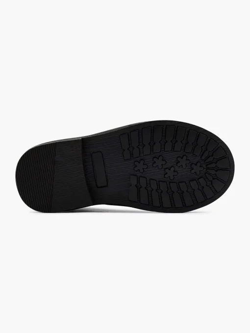 Zwarte Veterboot Lak