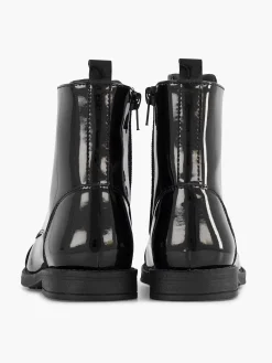 Zwarte Veterboot Lak