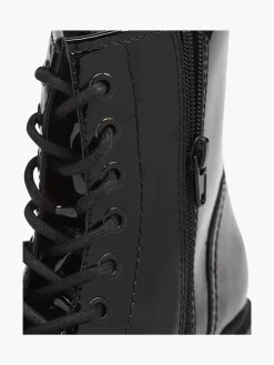 Zwarte Veterboot Lak