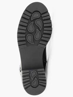 Zwarte Veterboot Lak