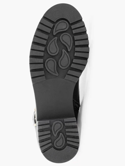 Zwarte Veterboot Lak