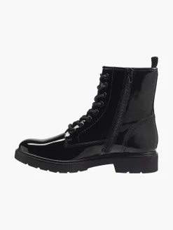 Zwarte Veterboot Lak