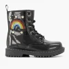 Zwarte Veterboot Regenboog