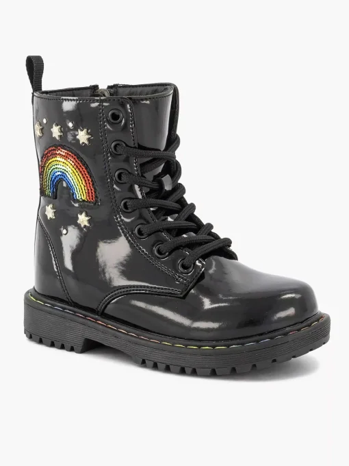Zwarte Veterboot Regenboog