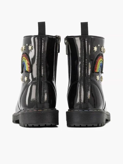 Zwarte Veterboot Regenboog